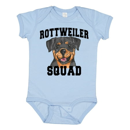 

Inktastic Dog Rottweiler Squad Gift Baby Boy or Baby Girl Bodysuit