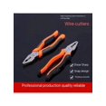 thumbnail image 1 of 8 Inch Hardware Tool Steel Wire Pliers Hand Pliers Flat Nose Pliers Electrician Wire Clippers Multifunctional Pliers, Color Random, 1 of 5