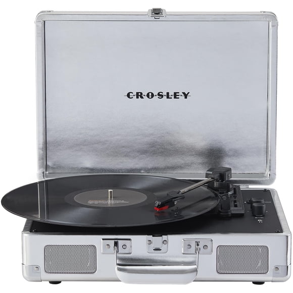 Tocadiscos Crosley CR8005F-SI Cruiser Plus Vintage de 3 Velocidades con Bluetooth