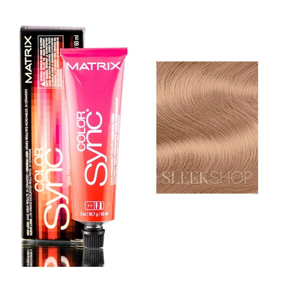 Matrix SoColor Sync Demi Pre-Bonded Alkaline Toner (PREVIOUSLY Color Sync Demi-Permanent Haircolor) (2 oz) (8BC - Medium Blonde Blonde  Copper)