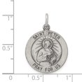 thumbnail image 2 of White Sterling Silver Charm Pendant Themed 25 mm 20, 2 of 3