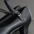 thumbnail image 6 of Dynadans Character Shoes for Women 1.5" Heel Ankle Strap Salsa Musical Theater Dance Shoes, 6 of 6