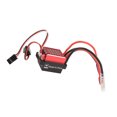 thumbnail image 3 of 60A RC cepillado ESC 6V 2A controlador de velocidad cepillado ESC con enchufe T para Traxxas para HSP para Redcat 1/10 RC Cars rojo, 3 of 8