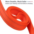 thumbnail image 3 of VIVAGLORY Dog Leash with Padded Handle, Reflective Nylon Lead, Medium & Large, Orange, 5 ft, 3 of 7