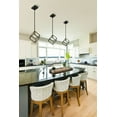 thumbnail image 2 of 1 Light Pendant-Matte Black/Brushed Nickel Finish Z-Lite 478P11-Mb-Bn, 2 of 4