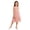 Pink, variant on dPois Kids Girls Ruffles Chiffon Dress Sparkly V Neck A Line Sleeveless Wedding Pageant Formal Dress Lavender 14