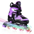 Inline Skates for Kids Girls Boys with Full Light Up Wheels, Adjustable