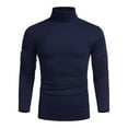 thumbnail image 3 of COOFANDY Men's Casual Slim Fit Turtleneck T Shirts Lightweight Basic Cotton Pullovers, 3 of 11