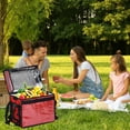 thumbnail image 6 of Insulated Food Bag Catering Thermal Food Bag Pizza Bags(19.7"x15"x15"), 6 of 6