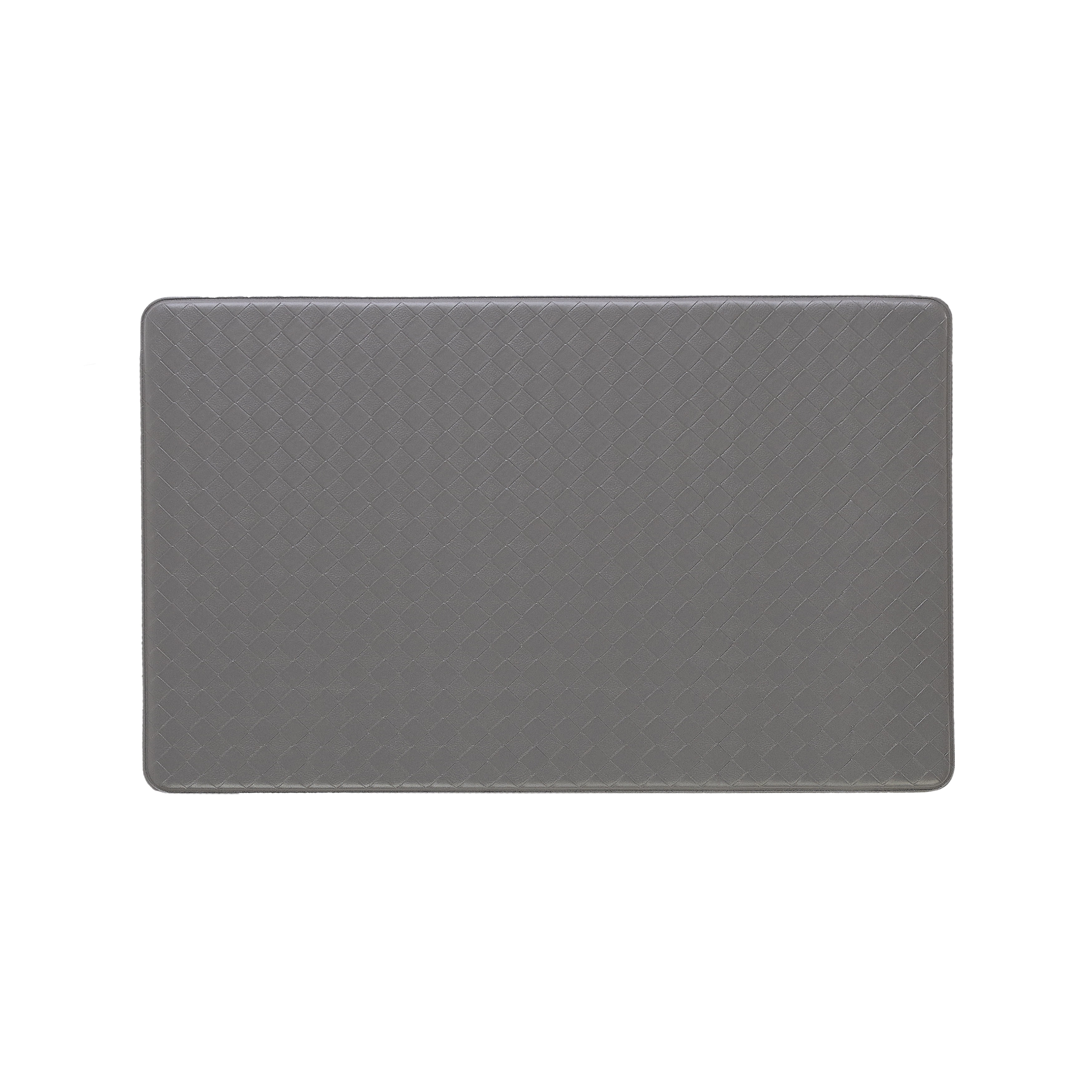 AntiFatigue Kitchen Mat, Charcoal, Playa Basketweave by Chef Gear, 17.