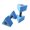 Blue, variant on Pair of Floating Pool Dumbbells Lightweight EVA Foam Design Dumbbells for Water Aerobics, Strength Training