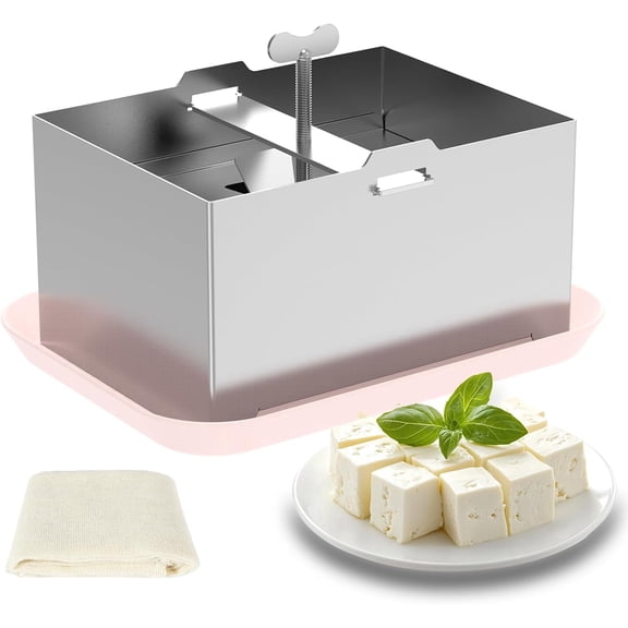 Stainless Stee Tofu Press for Paneer Maker Cheese Press for Cheese Making