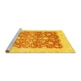 thumbnail image 2 of Ahgly Company Machine Washable Indoor Rectangle Oriental Yellow Traditional Area Rugs, 5' x 7', 2 of 4