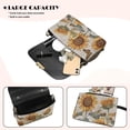 thumbnail image 4 of Pzuqiu Sunflower Crossbody Leather Bags for Women Minimalist Lightness Leather Quilted Shoulder Bag with Chain Strap Soft Functional Trendy for Daily Use and Travel, 4 of 7