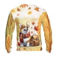 thumbnail image 2 of Welcome Fall Corgi Enjoys School Time Autumn Fall Leaves All Over Print 3D Sweatshirt Unisex Merch Welsh Corgi Dog Lover Gifts Idea - 02013, 2 of 6