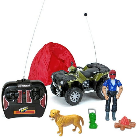 Adventure Wheels Deluxe Polaris ATV Camping RC Vehicle Set