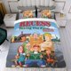thumbnail image 4 of Recreo Conjunto de sábanas temático, trío de piezas, cómodo y amigable con la piel, diseño único, regalo de decoración para el hogar para familiares, amigos y fans,140cm *210cm, 4 of 6