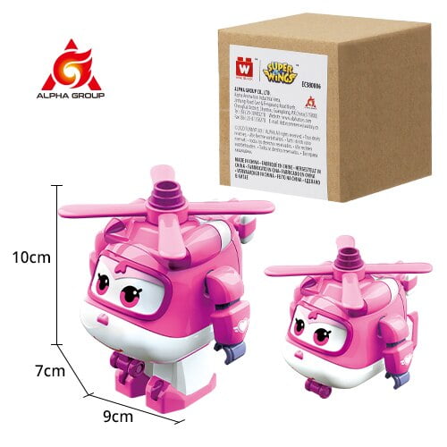 36 Tipos Super Wings 2quot; Escala Mini Transformación Anime Deformación Avión Robot Figuras de acción Transformación Juguetes para niños Regalos Tan Jianjun unisex