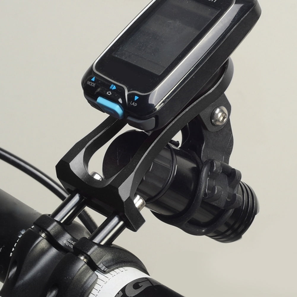 Support D'ordinateur De Vélo ShockStop - Compatible Garmin, Wahoo, Cateye - Montage Avant Pour Tige De Suspension