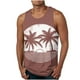 thumbnail image 1 of Hombres Moda Casual sin Mangas Impresión Suéter Cuello Redondo Tanque Deportivo, 1 of 4