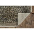 thumbnail image 4 of Linon Vintage Luster Power Loomed Microfiber Polyester 5'x7'6" Rug in Gray, 4 of 6