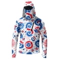 thumbnail image 4 of Homeyce Men's Sun Protection Hoodie UV Spf Upf 50+ Rash Guard Shirts Long Sleeve Lightweight Sun Protection Cooling Hoodies with Face Cover,White XL, 4 of 4
