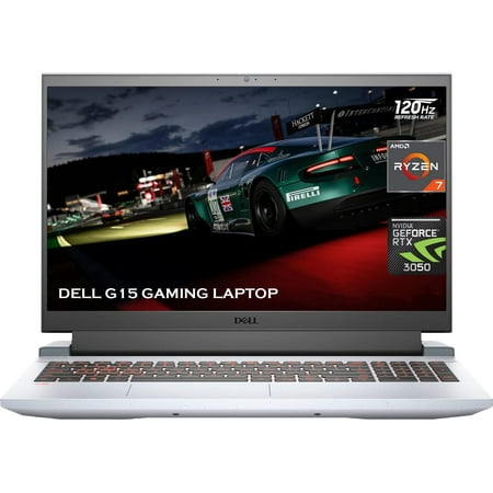 DELL Newest G15 Gaming Laptop, 15.6" FHD 120Hz Display, AMD Ryzen 7 5800H 8-Core Processor, GeForce RTX 3050 Ti, 16GB RAM, 1TB SSD, Webcam, HDMI, Wi-Fi 6, Backlit Keyboard, Windows 11 Home, Grey