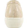 thumbnail image 4 of kozi Sandale Compensée Décontractée Confortable pour Femmes, Mocassin à Enfiler OY3236 Bout Rond Double Face avec Semelle Amovible Argent Champagne, 4 of 8