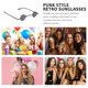 thumbnail image 3 of unbranded Sunglasses Punk Redondas Con Marco Metálico Negro Para Uso En Cumpleaños Y Celebraciones, 3 of 7