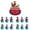NXH191, variant on 13 PCS Spider Man Birthday Party Supplies, Cake Decorations for Birthday Party Decorations Theme Birthday Party Supplies