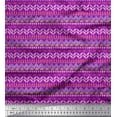 thumbnail image 1 of Soimoi Purple Rayon Fabric Tent Tribal Decor Fabric Printed Yard 42 Inch Wide, 1 of 3
