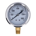 thumbnail image 2 of Medidor De Presión De Dial De 2,5 Pulgadas, Llenado De Glicerol 0-3000 Psi Manómetro Lleno De Líquido IP67 Accesorio De Latón Impermeable Para Pruebas De Aceite De Aire Y Agua, 2 of 7
