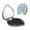 Heart Shape, variant on Sailboats Anchors for Compact Vanity Mirror , Travel Makeup Mirror , Portable Magnifying Cosmetic Mirror for Daily, Work, Business-Round Shape