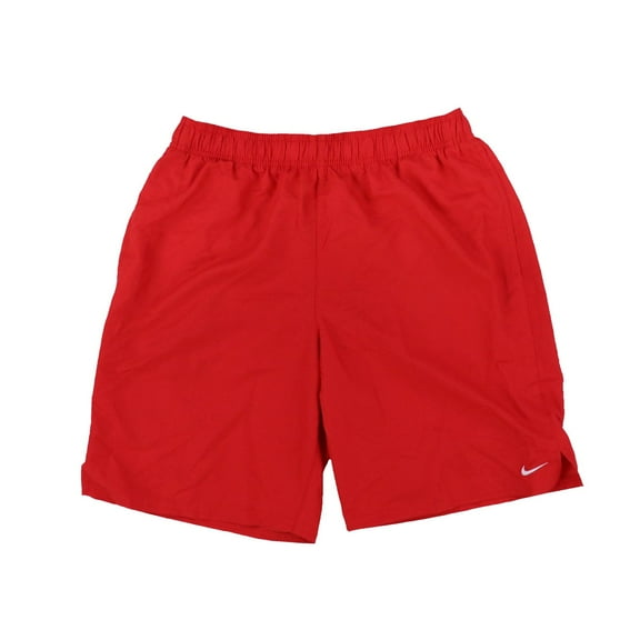 Nike Men's Essential Lap Solid 9 Shorts Active Comfort University Red Medium New