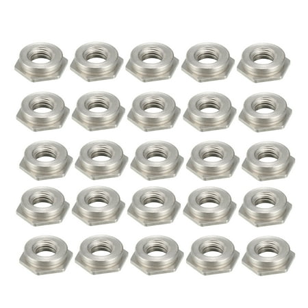 

M4 x 0.7mm Pitch Hex Head Carbon Steel Blind Hole Nuts Pack of 25