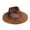 Dark Brown, variant on Visland Strap Decor Adjustable Drawstring Hollow Out Cowboy Hat Man Breathable Holes Straw Sunshade Hat Adult Headwear