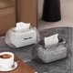 thumbnail image 4 of Elegante caja de pañuelos con patrón de glaciar: ¡espaciosa, a prueba de humedad y fácil de rellenar!, 4 of 11