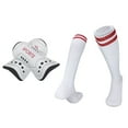 thumbnail image 6 of Kids Football Shin Guards with Socks Set for Youth Boys Girls - White M, 6 of 7