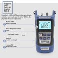 thumbnail image 4 of Medidor de potencia de fibra óptica con fuente de luz y conector SC. Equipo de prueba óptica para ingeniería de comunicaciones., 4 of 8