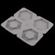 thumbnail image 5 of DIY Velas Aromaterapia Cera Molde 4 Cavidades Jabón Flores Secas Molde Arcilla Molde de Jabón de Silicona Hecho a Mano Cera Zulema Aroma Wax Tablet Molde de silicona, 5 of 8