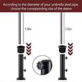 thumbnail image 2 of 6 Pieces Parasol Base Support Hole Ring Plug Cover Patio Umbrella Stand Replacement Part Swing Chair Repair Spare Parts, 2 of 5