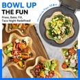 thumbnail image 5 of Mailand 8 Inch Tortilla Bowl Maker, Waffle Bowl Maker, Taco Salad Bowl Maker, Quesadilla Maker, Taco Party Supplies, Taco Tuesday, White, 5 of 7