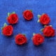 thumbnail image 4 of Flor Falsa Diy Flor Crepé Plástico 50 Uds Rayón Artificial Cabeza De Peonía Flor Pequeña Bola Crisantemo Pequeño Clavel Champán, 4 of 7