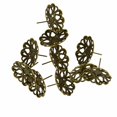 thumbnail image 1 of 10 Uds pendientes de bronce antiguos BLESIY cabujón de pasador de ajuste clavija, 1 of 8