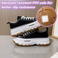 thumbnail image 4 of Women's low top heightening canvas shoes,breathable and fresh fashion trainers wide available, 4 of 7