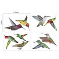 thumbnail image 2 of Gustave 9 Pieces Anti-Collision Window Clings Hummingbird Reminder Window Decals Non Adhesive Vinyl Glass Door Window Static Stickers for Bird Strikes, 2 of 5