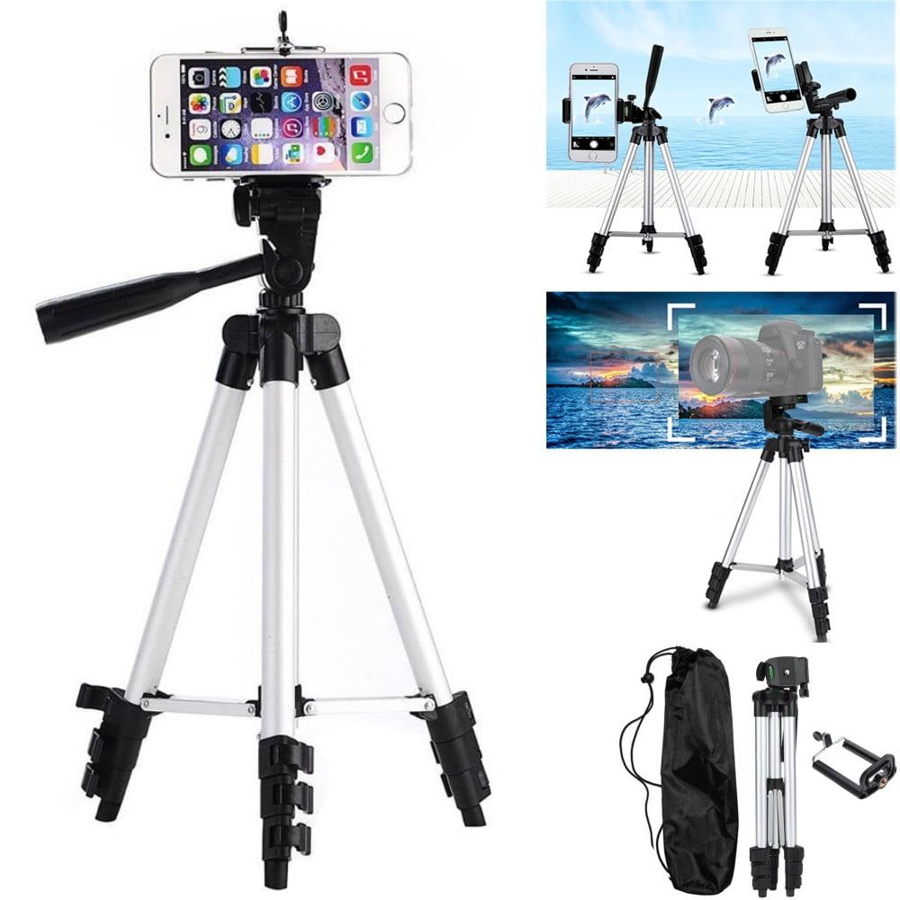 Universal Mobile Phone Tripod Stand Grip Holder Mount For Camera iPhone Samsung 