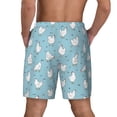 thumbnail image 4 of Balery Funny Chicken Mens Swim Trunks Swim Shorts for Men Quick Dry Inseam Beach Shorts with Compression Liner Pocket-Large, 4 of 9