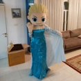 thumbnail image 2 of Disfraz de muñeco de nieve de Frozen de Disney, Olaf, Elsa, princesa, mascota, evento publicitario, fiesta, espectáculos de anime, accesorios sorpresa para adultos, 2 of 5