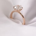 thumbnail image 5 of solitaire jewels 2.5CT Tulip Basket Round Moissanite Solitaire Engagement Ring For Women, 18K Rose Gold, 5 of 6